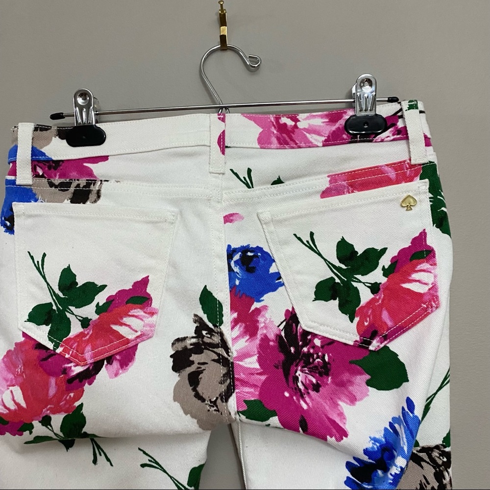 Kate Spade Broome Street Floral Jeans - Picture 10 of 16